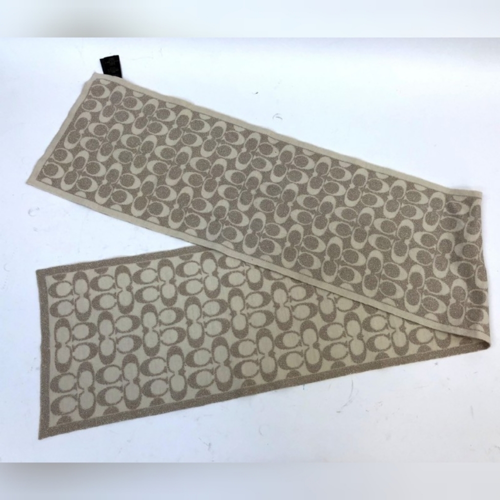Coach Knit Scarf